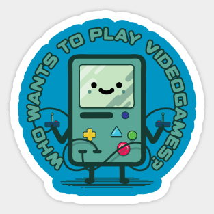 Who Wants to Play Videogames? Sticker